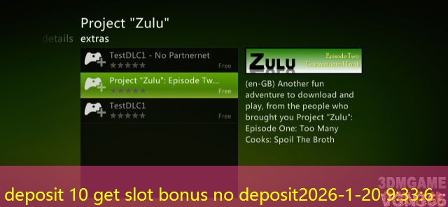 deposit 10 get slot bonus no deposit